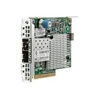 HP 530FLR-SFP+ nätverksadapter - PCI Express 2.0 x8 - 10 Gigabit LAN - 2 portar Grå