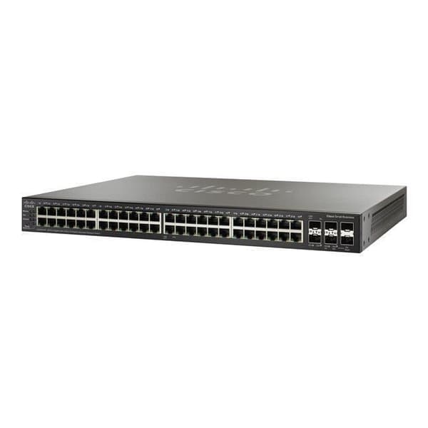 Switch - CISCO - SG500X-48-K9-G5 - 48 portar RJ45 - 10 Gbit/s - Hanterad- USED