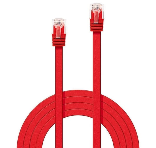 Kabel cat6 u/utp 1m/rød 47511, Lindy