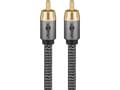 Miniatyrbilde 4 av 5: Goobay 65296, RCA, Hankjønn, RCA, Hankjønn, 5 m, Sølv, Sort