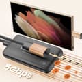 Miniatyrbild 3 av 4: USB-C till USB OTG adapterkabel 15cm LinQ Gold