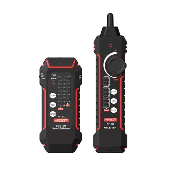 Kaapelitesteri, RJ11 RJ45-yhteensopivuus, korkea/matala jännitteen havaitseminen, NF-802