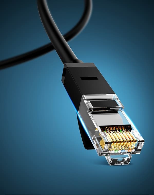Patchcord-kaapeli Ethernet-verkkokaapeli RJ45 Cat 6 UTP 1000Mbps 5m