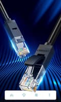 Pikkukuva 2 / 6: Patchcord-kaapeli Ethernet-verkkokaapeli RJ45 Cat 6 UTP 1000Mbps 5m