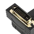 Miniatyrbild 3 av 4: HDMI hona till DVI hane-adapter Vinklad och 360° roterbar design guldpläterad