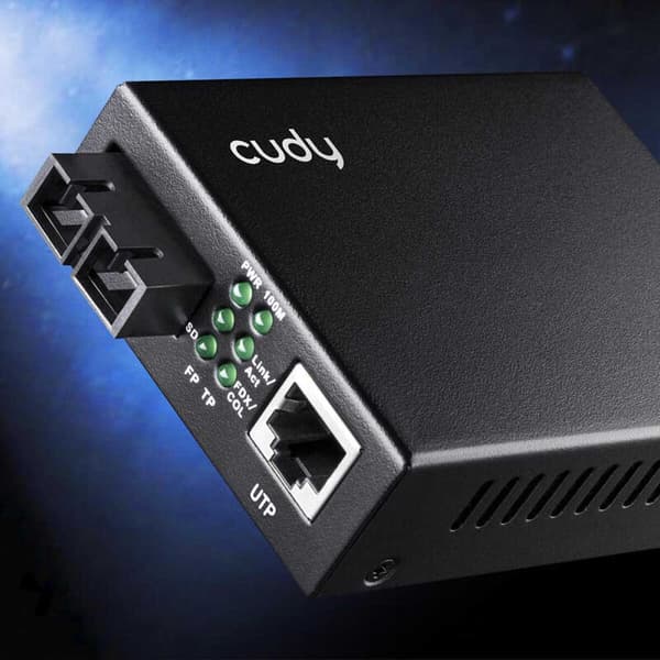 Cudy Rj Mc100sa-20 45 Till Sc Omvandlare Svart