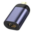 Miniatyrbild 1 av 4: USB-C till Ethernet-adapter - AVIZAR - 100 Mbps hastighet - Kompakt design - Mörkgrå