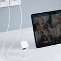 Miniatyrbild 4 av 4: Lightning till Ethernet-adapter - Vit - 10/100LAN - Ethernet - Plug and Play - Kompakt design