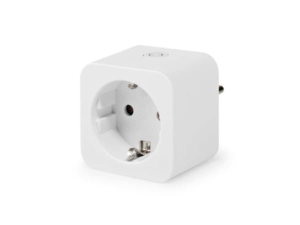 Nedis SmartLife - Smart kontakt - trådlös - Wi-Fi - 2.4 - 2.484 GHz - vit