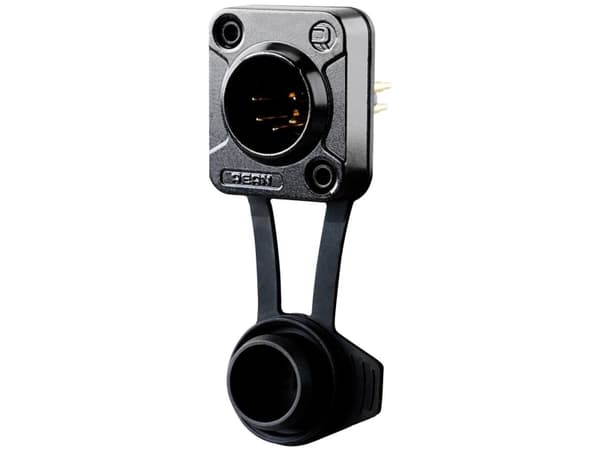 Rean AV RRX5M-Z-012-1 XLR-kontakt Stickpropp, infälld montering Stiftantal: 5 Svart 1 st