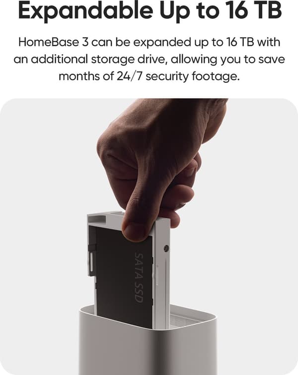 Eufy E330 4K kabelforbundet kameraudvidelse - hvid
