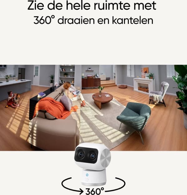 Eufy S350 4K inomhussäkerhetskamera för inomhusbruk - Trådbunden - Vit