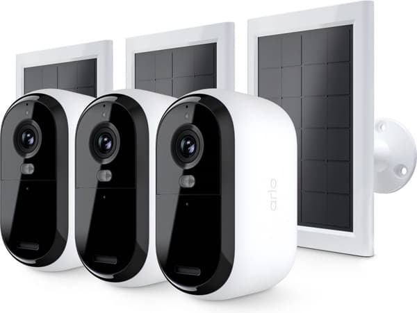 ARLO ESSENTIAL 2 2K utomhuskamera 3pack med 3 solpaneler BNDL - nätverkskamera (VMK3350-100EUS)