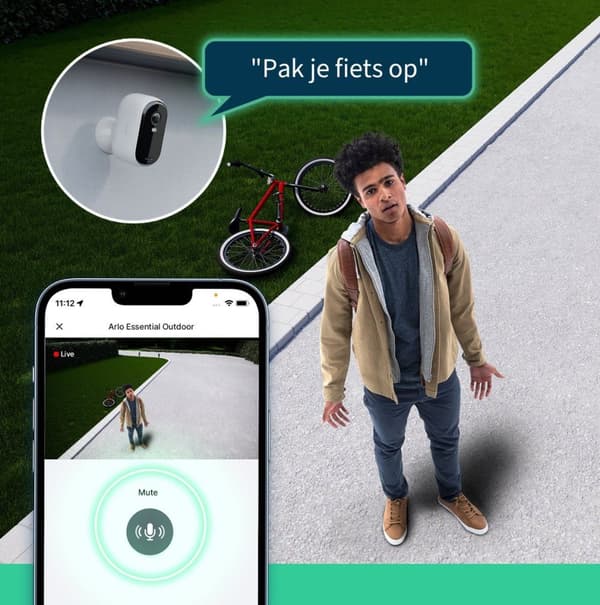 ARLO ESSENTIAL 2 2K utomhuskamera 3pack med 3 solpaneler BNDL - nätverkskamera (VMK3350-100EUS)