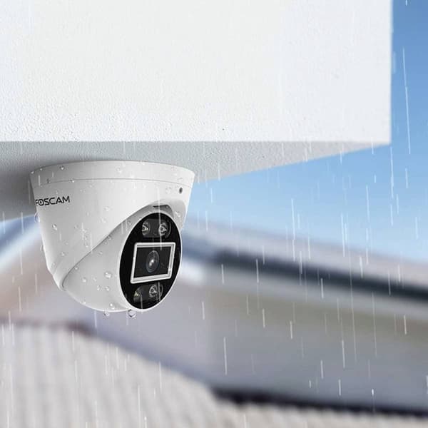 Foscam FN9108E-T4-2T IP overvågningskamera sæt LAN 8 kanaler med 4 kameraer 3072 x 1728 pixels