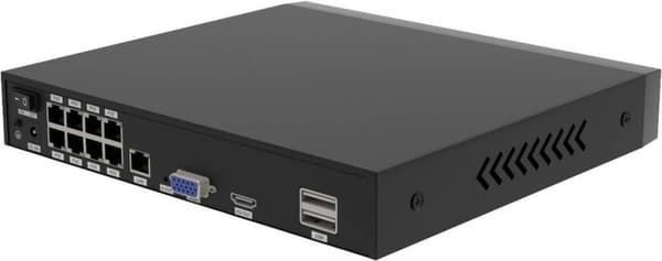 Foscam FNA108E-T4-2T FNA108E-T4-2T LAN IP övervakningskameraset 8-kanals med 4 kameror 3840 x 2160 pi