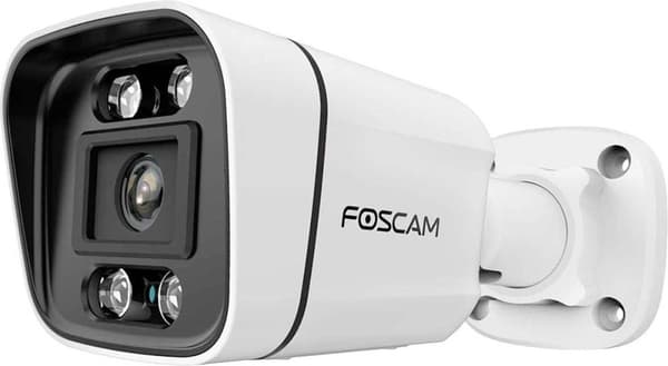 Foscam FNA108E-B4-2T IP övervakningskamera set LAN 8-kanals med 4 kameror 3840 x 2160 pixlar