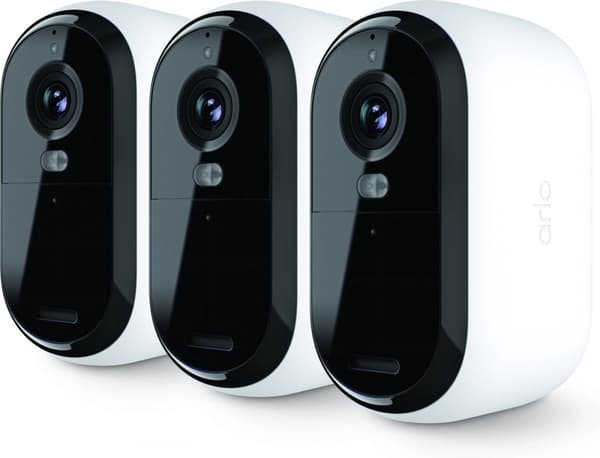 Arlo Essential 2K trådløst udendørs overvågningskamera - 3 IP-kameraer