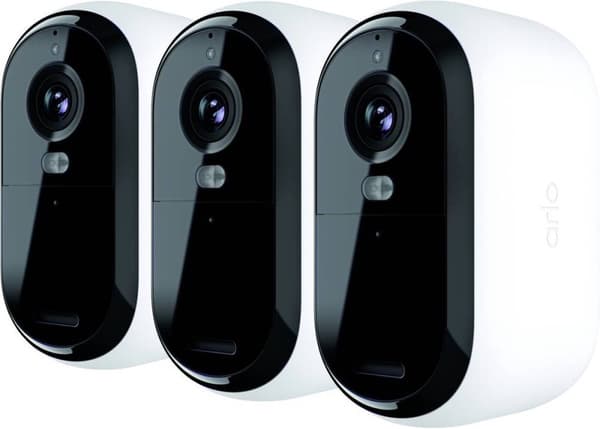 Arlo Essential 2K trådløst udendørs overvågningskamera - 3 IP-kameraer