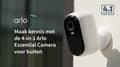 Miniatyrbillede 2 af 11: Arlo Essential 2K trådløst udendørs overvågningskamera - 3 IP-kameraer