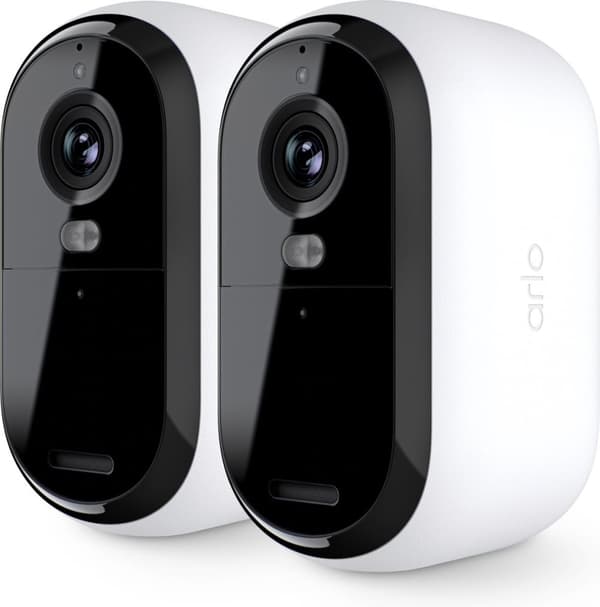 Arlo Essential 2K trådløst overvågningskamera til privat brug - 2 IP-kameraer