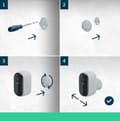 Miniatyrbillede 8 af 10: Arlo Essential 2K trådløst overvågningskamera til privat brug - 2 IP-kameraer