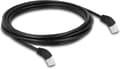 Miniatyrbild 1 av 2: RJ45 nätverkskabel Cat.6a S/FTP 45° vinklad uppåt 5 m svart - Nätverk - CAT 6a