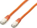Miniatyrbillede 1 af 3: Udstyr patchkabel Platinum RJ45 S/FTP Cat6A (SSTP) PIMF HF polypose 3,00 meter orange