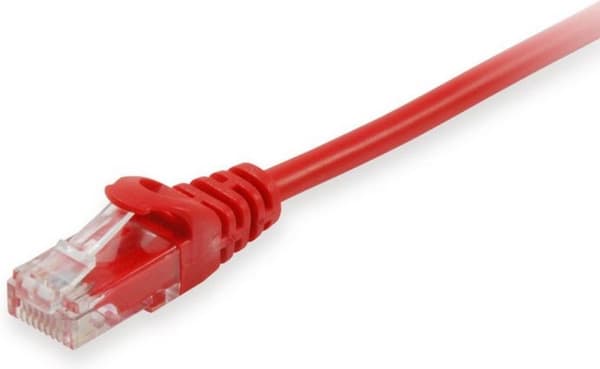 Udstyr patchkabel Cat6A U/UTP 2xRJ45 7,50m rød