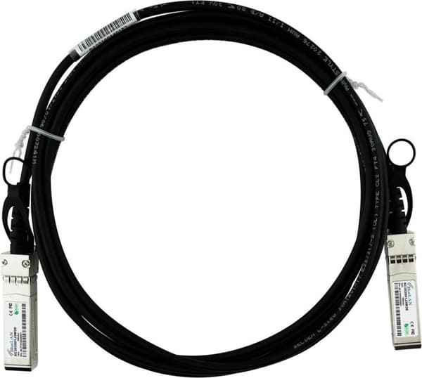 X6566B-5-R6-BL - 5 m - SFP+ - SFP+ - Sort - 10 Gbit/s - 180 g