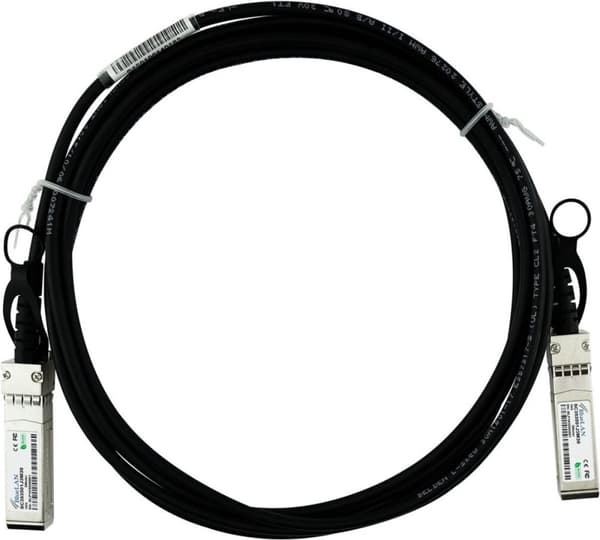46K6184-L36836B-BL - 5 m - SFP+ - SFP+ - uros/uros - musta - 10 Gbit/s