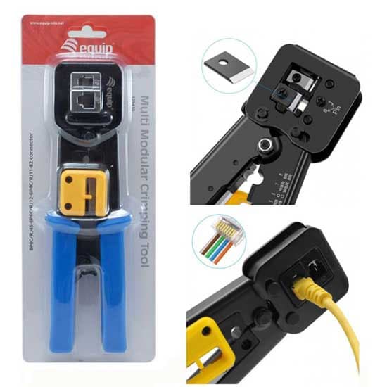 Equip Krimper Rj45/rj11 Blå