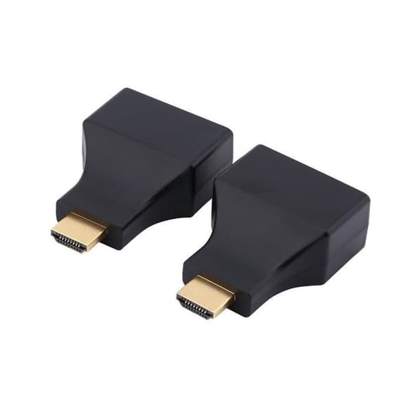 HDMI till RJ45 nätverksförlängningskabel med dubbla portar från dator Cat 5e &amp; 6 HD 1080P 3D