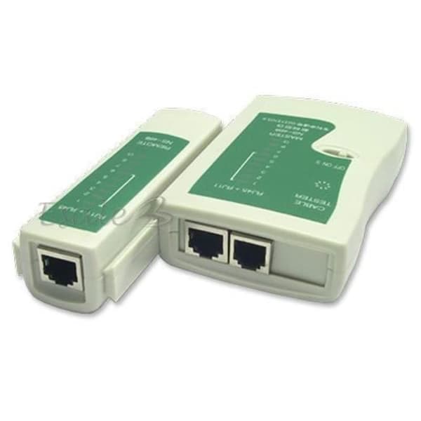 Multifunktionell RJ45 RJ11 nätverkskabel LED-testare