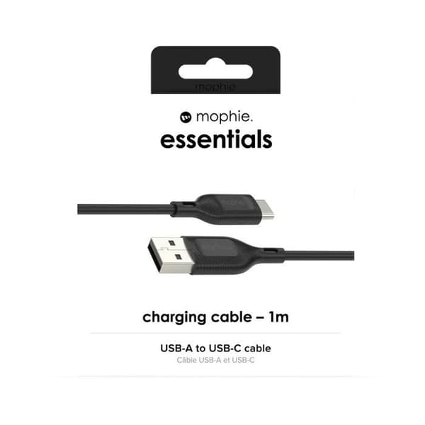 mophie-Essentials-Cable-USBA-USBC-1M-TPE-FG-Black-INTL
