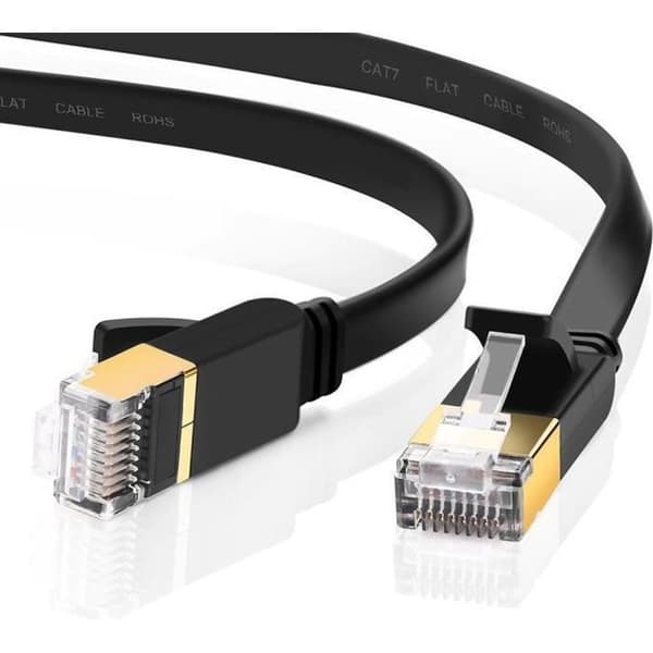 Juce® 5M CAT 7 Flat RJ45 Network Ethernet-kabel höghastighets10 Gbps 600MHz STP 8P8C för routermodem TV Box Spelkonsoler - 5M