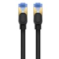 Miniatyrbillede 3 af 6: Hurtigt LAN RJ45 kat.7 10 Gbps netværkskabel, flettet, 8m, sort