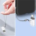Miniatyrbild 4 av 4: USB C Hona till Lightning Hane OTG Adapter Ultrakompakt Design XO Vit