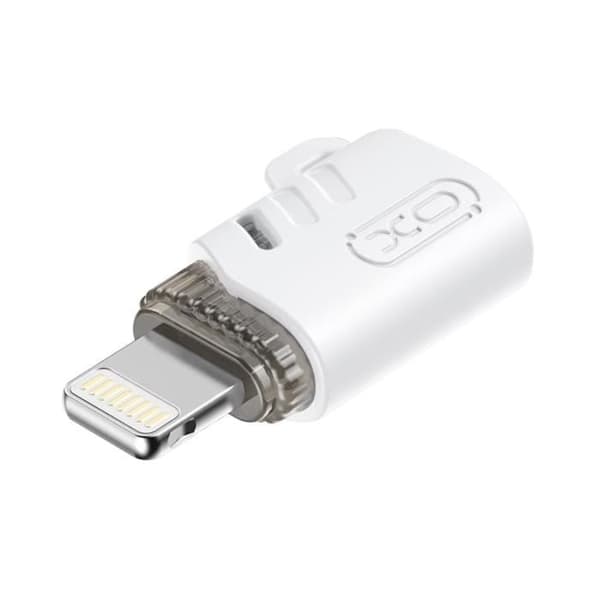 USB C Hona till Lightning Hane OTG Adapter Ultrakompakt Design XO Vit