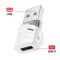 Miniatyrbild 3 av 4: USB-C hona till USB hane OTG-adapter Laddningsdataöverföring XO Vit