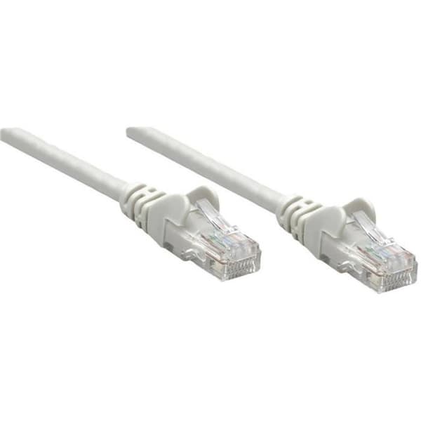 Nätverkskabel - INTELLINET - CAT6 - 25 cm - Grå - Kopparbebyggda aluminiumledare (CCA)
