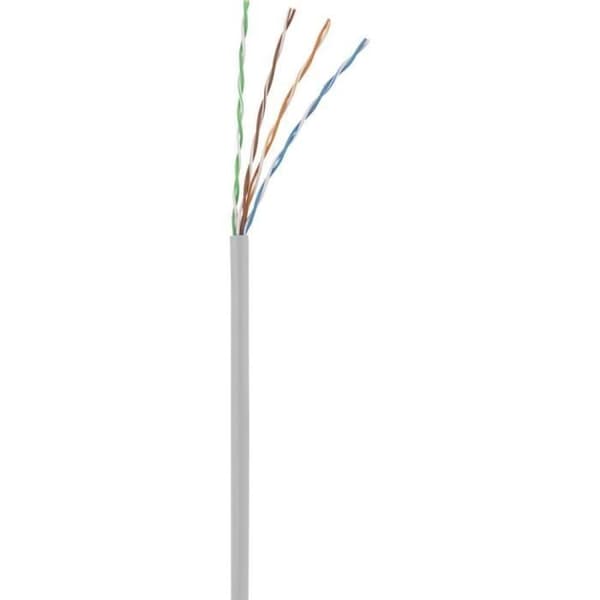 Renkforce CAT 5e U/UTP nätverkskabel - 0,15m Grå - RJ45 med låsande nosskydd