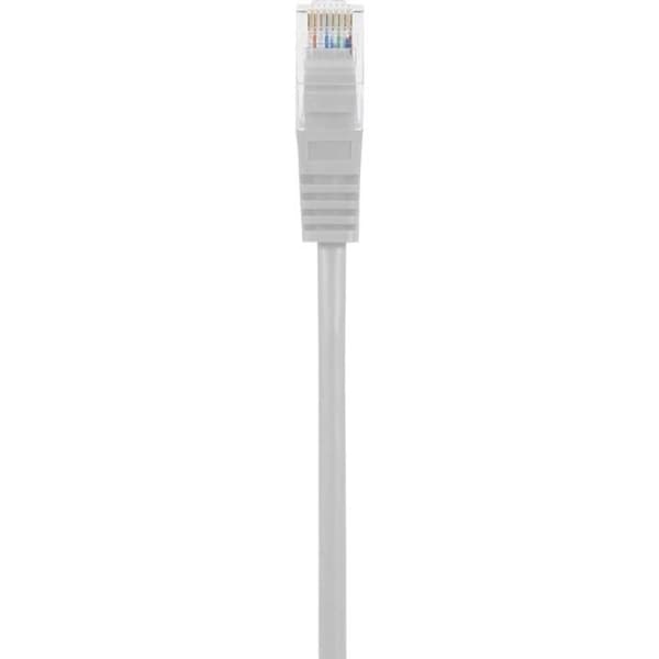Renkforce CAT 5e U/UTP nätverkskabel - 0,15m Grå - RJ45 med låsande nosskydd