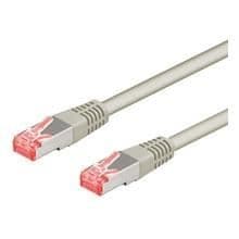 WENTRONIC Cat6a-1000 nätverkskabel - 10m - SFTP, PiMF - Grå