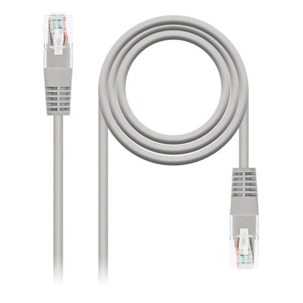 CAT 5e UTP kaapeli NANOCABLE 10.20.01 - Harmaa - 0,25 m