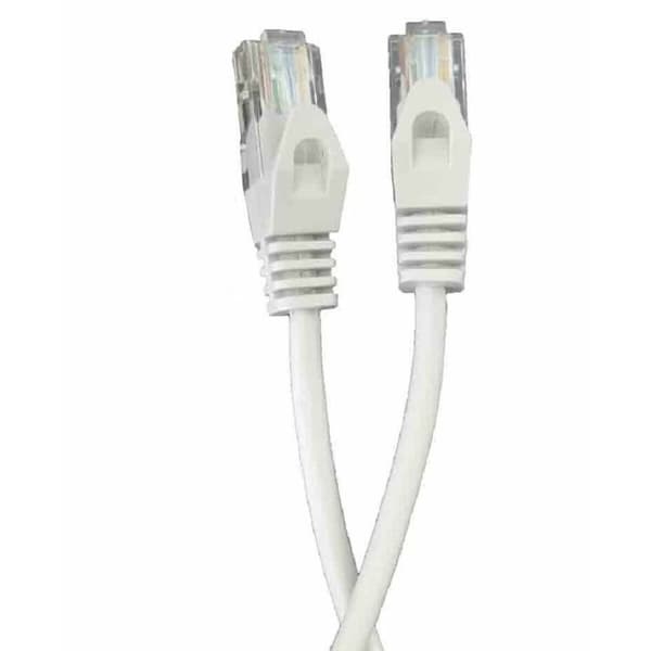 Nätkabel UTP Styv Kategori 5e EDM 56023 Vit Grå