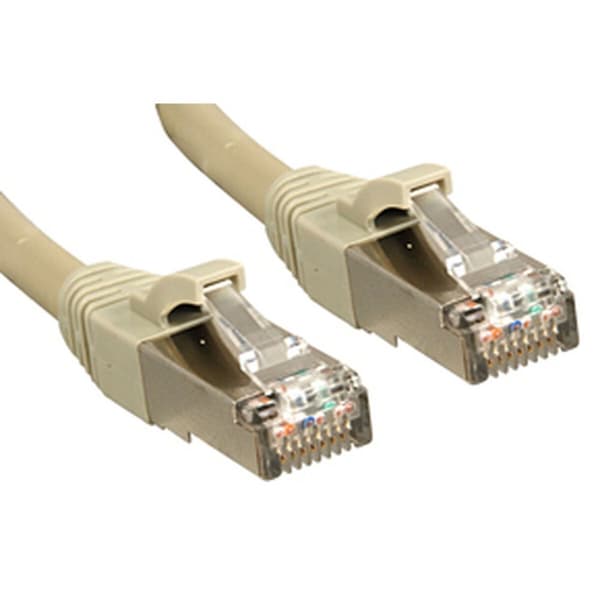 Nätkabel UTP Styv Kategori 6 LINDY 45585 Grå Beige 5 m 1 antal