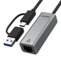 Pikkukuva 2 / 10: USB-C - Ethernet-adapteri Unitek U1313C Harmaa 30 cm