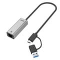 Pikkukuva 1 / 10: USB-C - Ethernet-adapteri Unitek U1313C Harmaa 30 cm