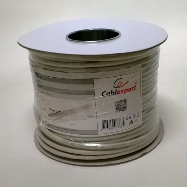 CAT 6 UTP kaapeli GEMBIRD UPC-6004SE-SOL/100 (100 m) Harmaa Kela